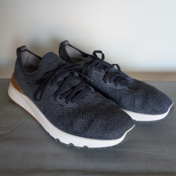 Brunello Cucinelli Other - Brunello Cucinelli Blue Melange Knit Runners 45